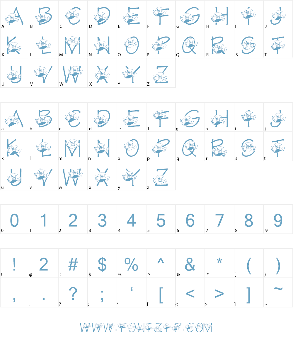 LMS Traci's High Flying Hubby Font Character